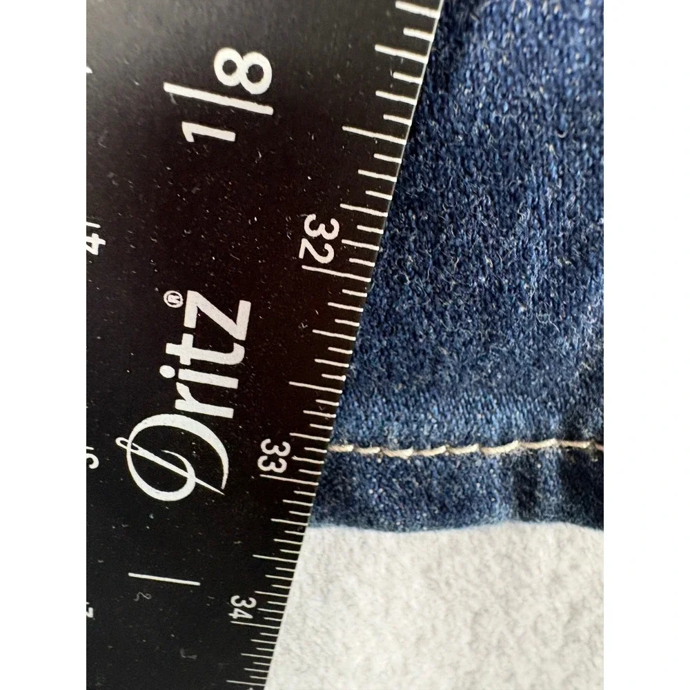 Levis 529 Curvy‎ Bootcut Jeans Womens 8/29 Blue Whiskering Denim Medium Wash